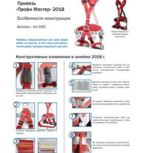 Updates of the Profi Master harness&nbsp;2018